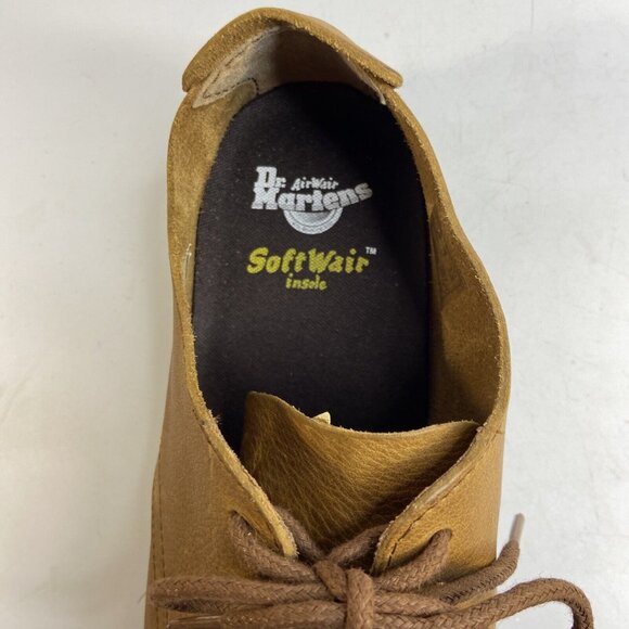 Dr. Martens Leather Bexley Air Wair Oxford Tan Lace Up Mens Shoes Doc 12 AW0004 - Picture 10 of 13